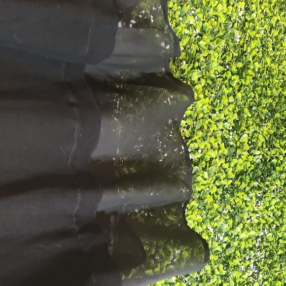 Black Light Weight Long Sleeves Drop Tail & See-through sleeves Small - Picture 9 of 12